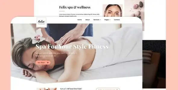Felix – Spa Elementor Template Kit