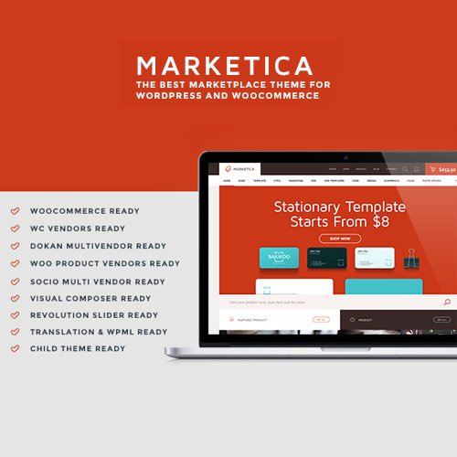 Marketica | eCommerce and Marketplace | WooCommerce WordPress Theme
